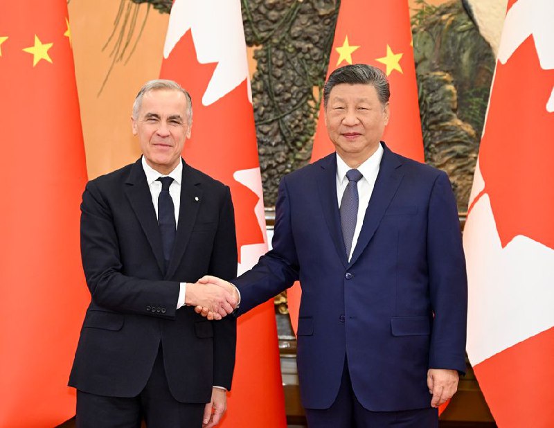加拿大总理卡尼1月14日起访华，系2018年孟晚舟案后首次