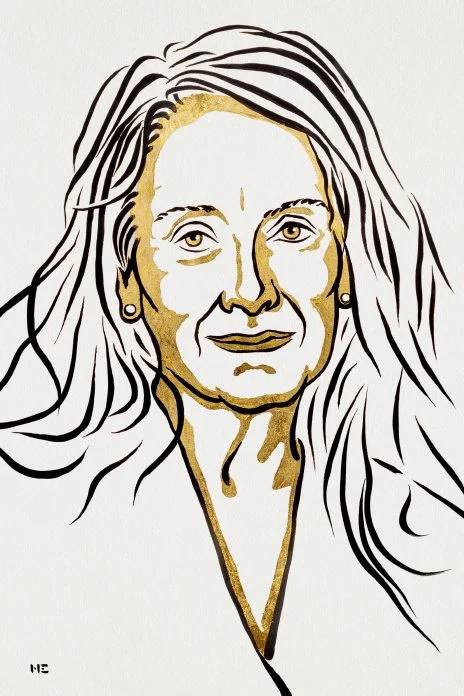 2022年诺贝尔文学奖授予法国作家安妮·埃尔诺，以表彰她以勇气和临床医生般的敏锐揭示了个人记忆的根源、隔阂和集体约束