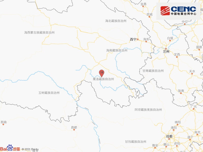 中国地震台网正式测定，05月27日21时06分在青海果洛州玛沁县（北纬34.46度，东经99.17度）发生4.9级地震，震源深度8千米
