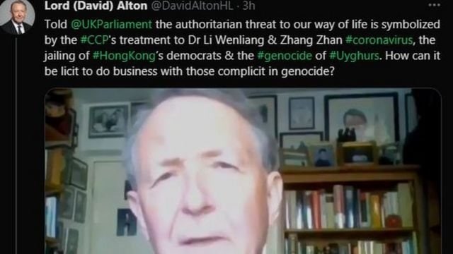 英国议会4月22日晚间投票通过无约束力决议，继美国、加拿大和荷兰之后，成为又一个宣告承认中国在新疆对维族人施行“种族灭绝”的西方议会