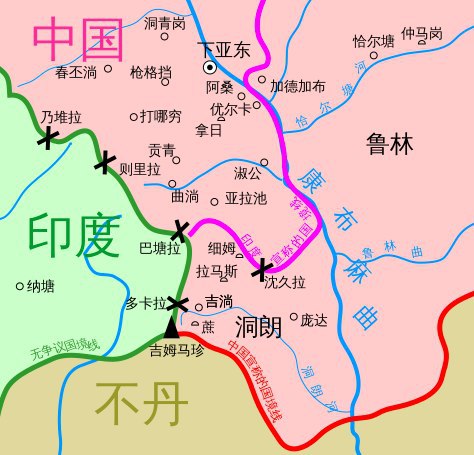 有至少数十名中国和印度军人在边境发生肢体冲突，有印度媒体称参与斗殴的人数总和达150人，还有印度媒体引用印度军方信源称分别有4名印度士兵、7名中国士兵受伤