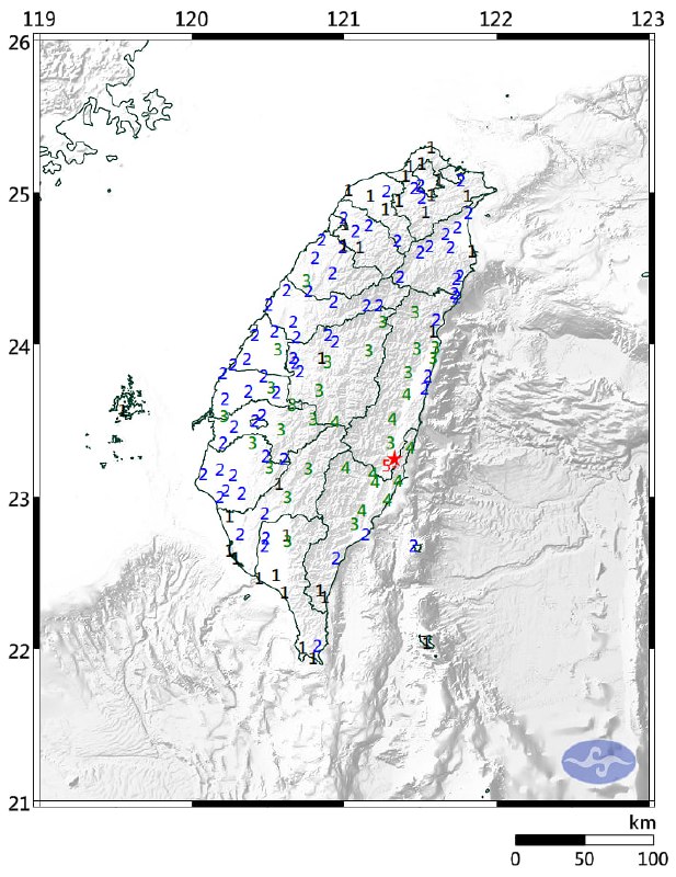 台湾花莲11日18时36分许发生5.8级地震，震源深度17千米
