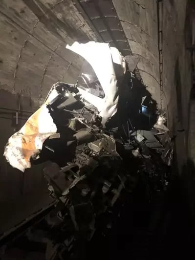 台铁2日上午从树林发车至台东的408太鲁阁号行经花莲大清水隧道内发生出轨事故